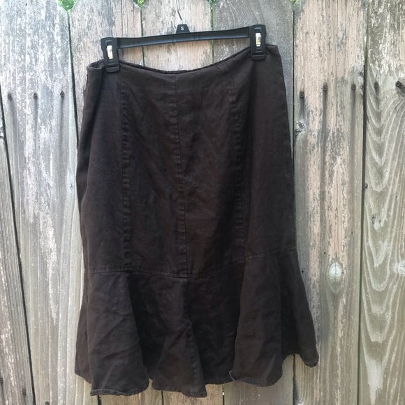 Ralph Lauren Linen Skirt - Picture 2 of 3